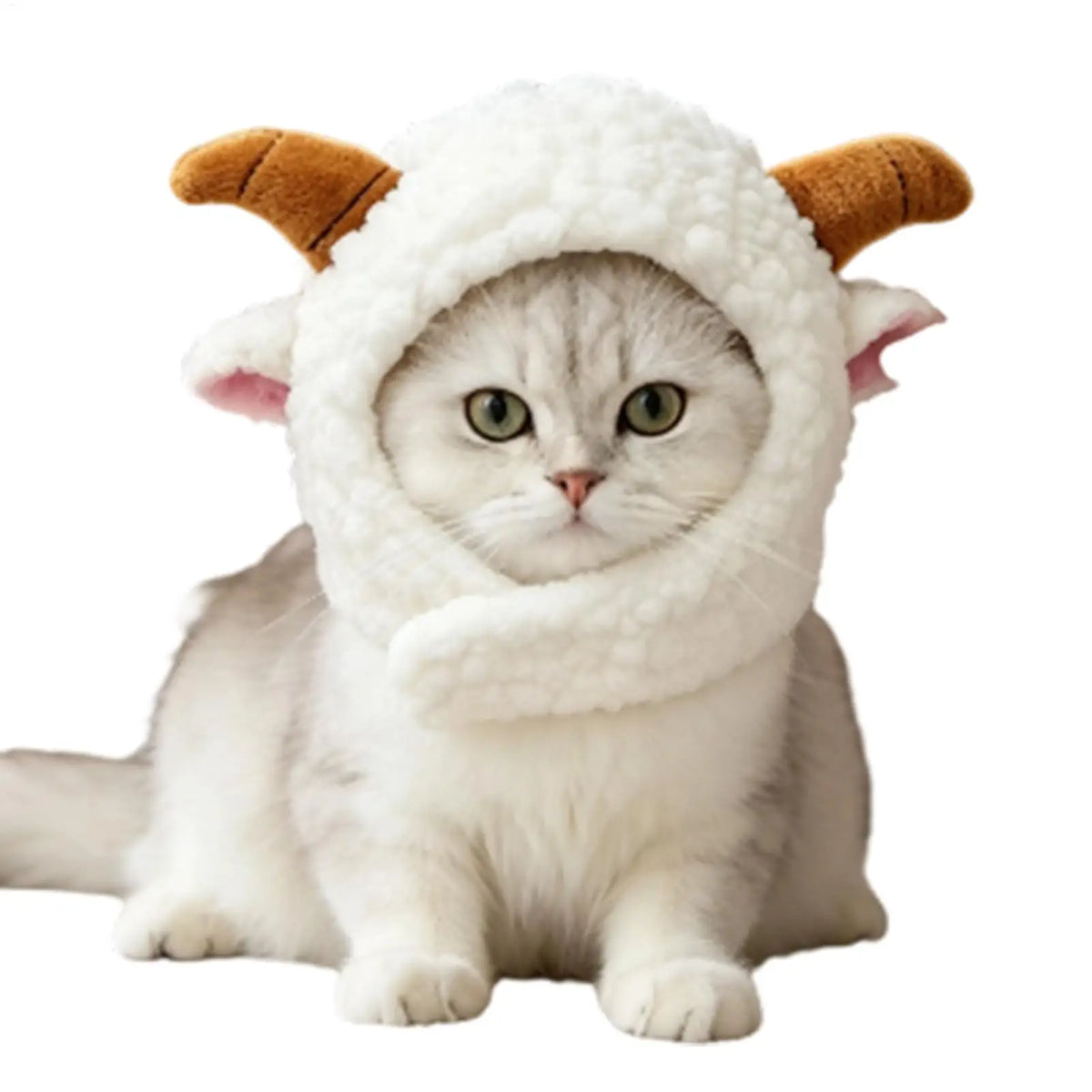 Cat & Dog Winter Hat Cute Warm Knitted Pet Headwear with Ear Holes Washable Puppy Kitten Caps for Halloween Christmas Party