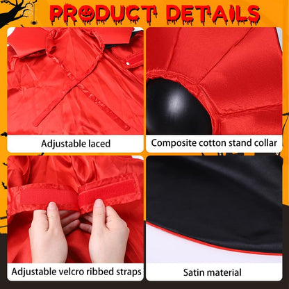 Halloween Dog Cat Costume Vampire Devil Cape for L or XL Adjustable Cloak